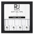 Almond Soft Gel Tips Nail Kit ( MEDIUM )