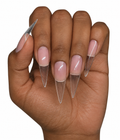 Stiletto Soft Gel Tips Nail Kit ( LONG )