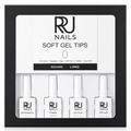 Round Soft Gel Tips Nail Kit ( LONG)