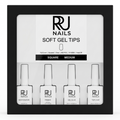 Square Soft Gel Tips Nail Kit ( MEDIUM)