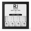 Stiletto Soft Gel Tips Nail Kit ( MEDIUM )